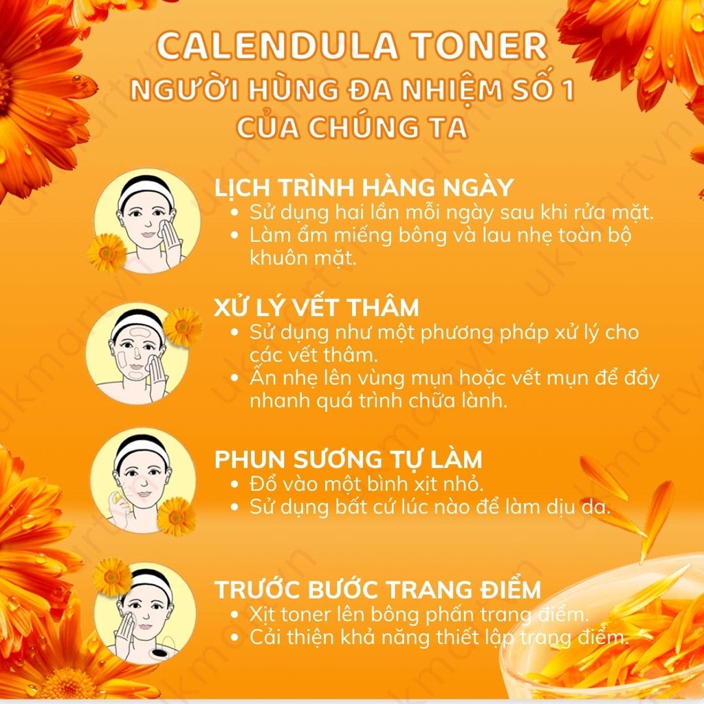 Toner Hoa Cúc Kiehl’s Calendula Herbal Extract Toner