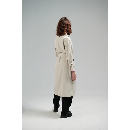 Áo khoác 2 hàng khuy- Kem | BigBuy360 - bigbuy360.vn