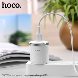 BỘ CỦ SẠC HOCO C37 Lightning