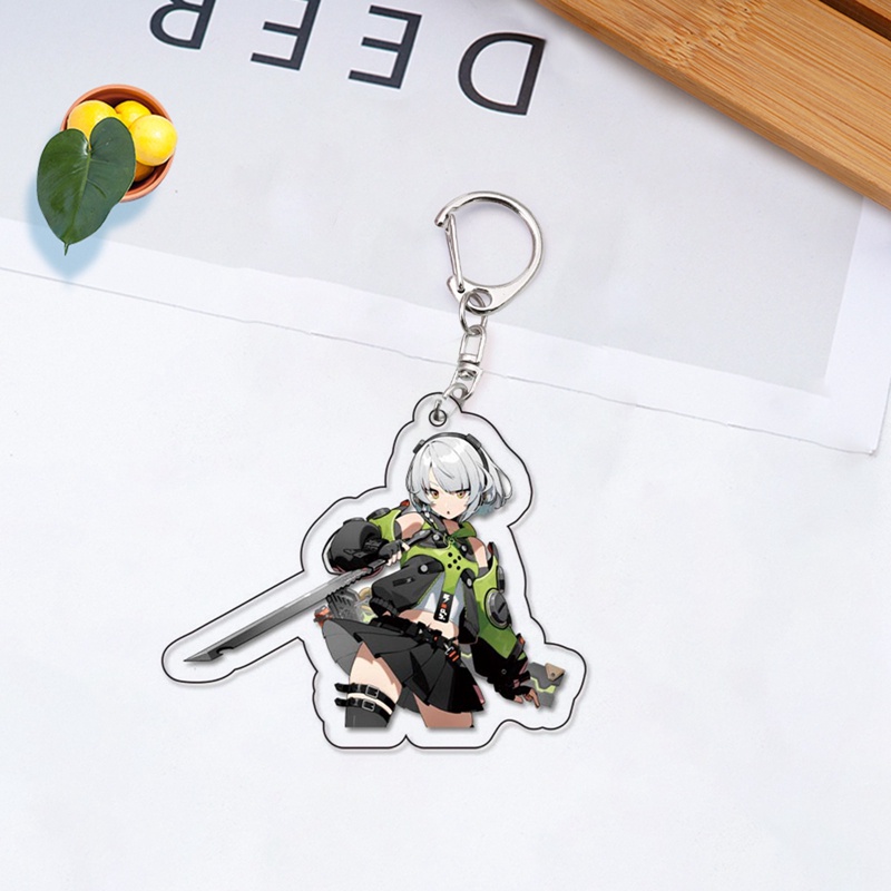 Móc Chìa Khóa Acrylic Hình Nhân Vật Game Zenless Zone Zero Geshin Va Chạm Mới 2022
