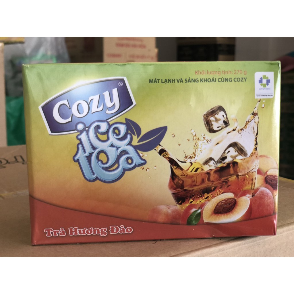 Trà hòa tan Cozy Ice Tea hương đào