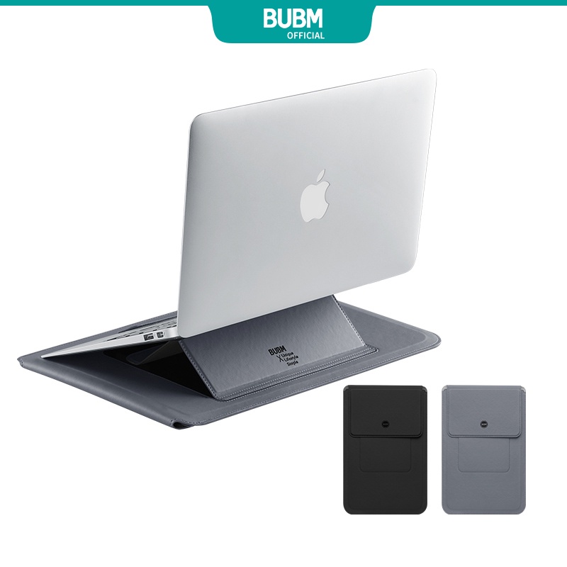 Túi Đựng Laptop Bằng Da PU Mềm Kích Thước 13 inch/14inch 2 Trong 1 Chất Lượng Cao