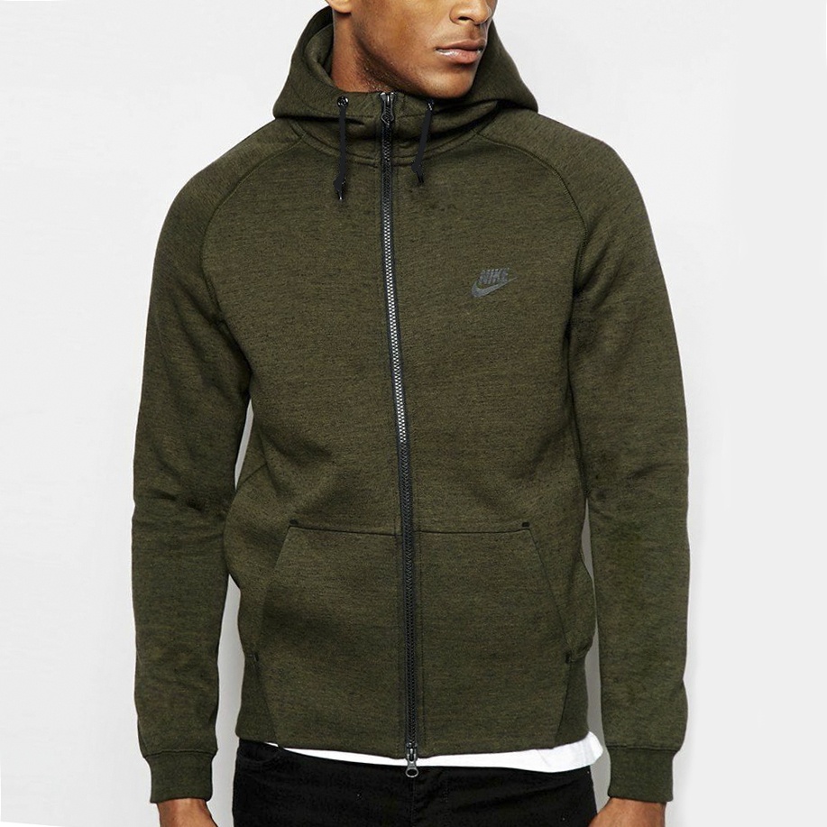 ÁO KHOÁC NIKE AW77 TECH FLEECE JACKET - OLIVE GREEN