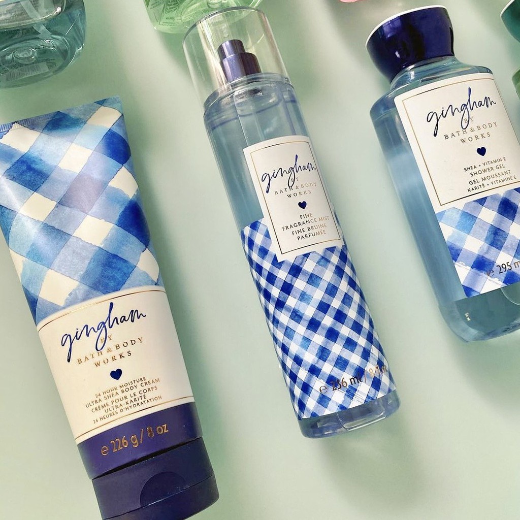 Xịt thơm toàn thân Bath&Body Works Gingham