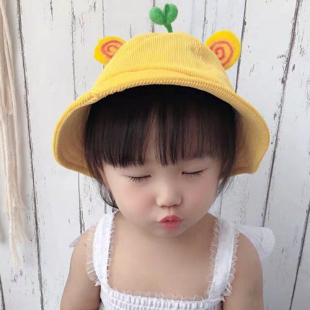 Mũ mầm cây cho bé ( Mũ bé) Mũ bucket mầm cây, bucket tai thú cute lạc lối với nhiều kiểu dáng dễ thương