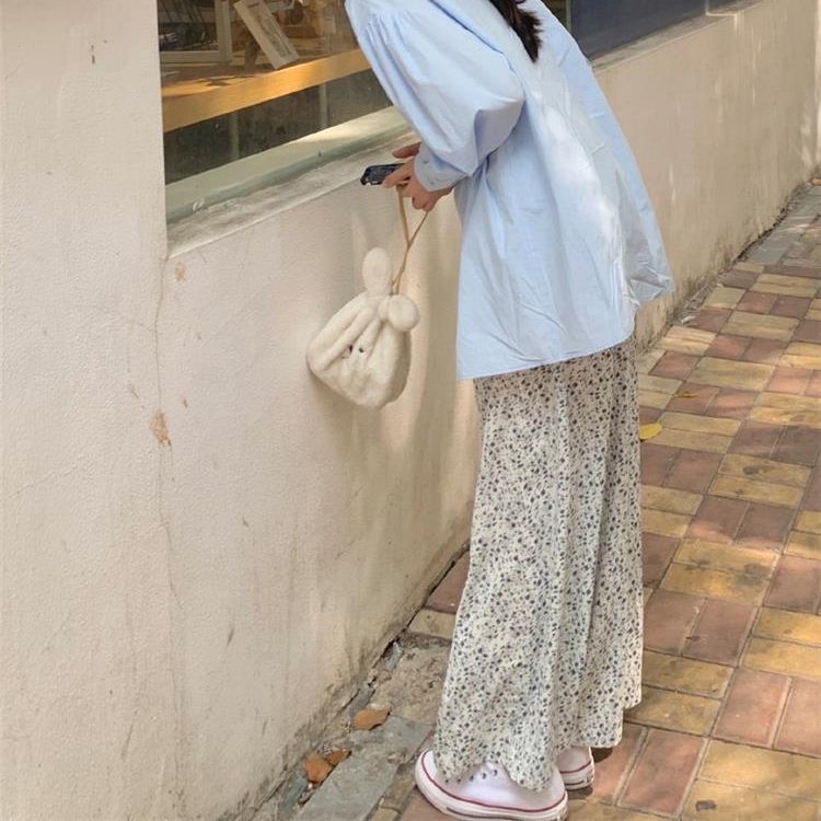 Quần ống rộng Lưng Cao Hoạ Tiết Hoa Thời Trang Mùa Hè Cho Nữ