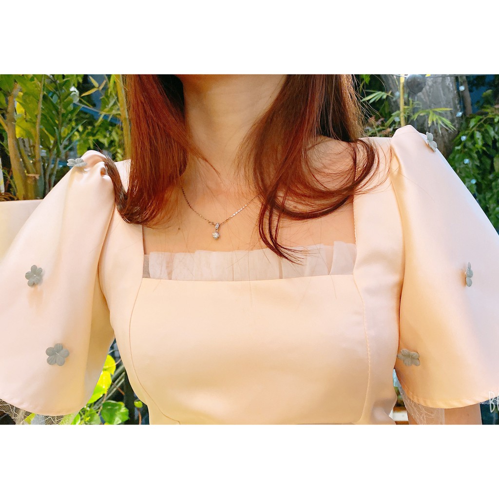 Đầm dự tiệc CAO CẤP SIÊU SANG 2 lớp đính hoa tỉ mỉ | BigBuy360 - bigbuy360.vn