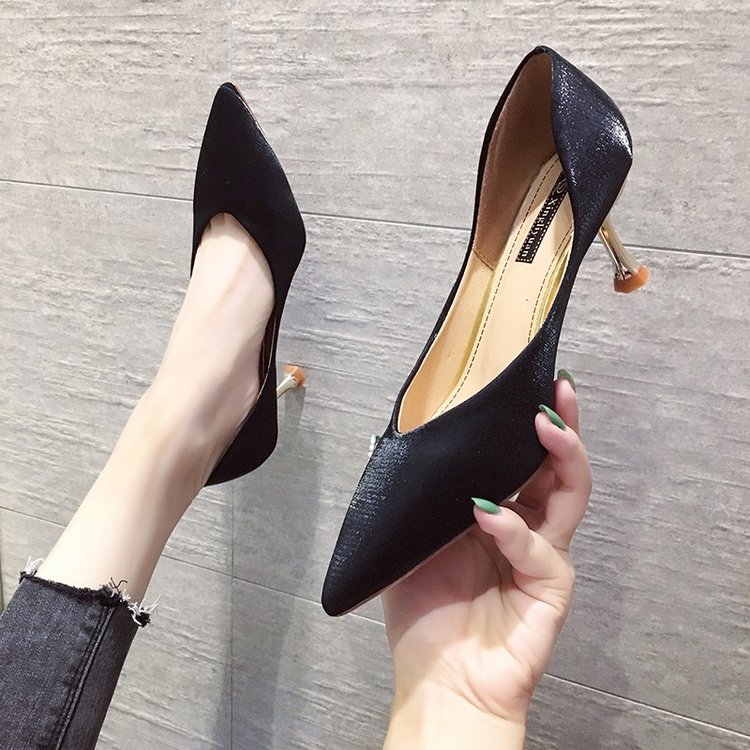 Giày Cao Gót Phong Cách Thời Trang Hàn Quốc Dành Cho Nữ