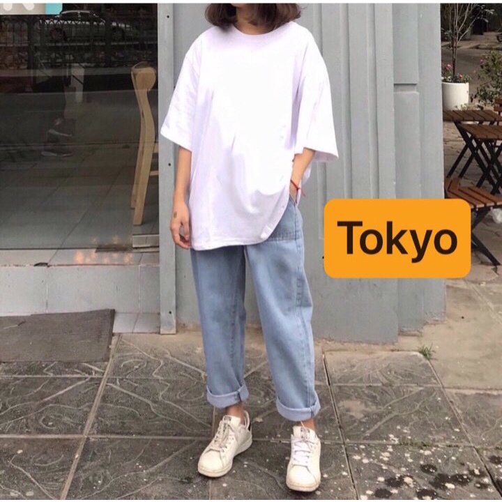 QUẦN JEAN BAGGY NỮ CHẤT BÒ XANH ỐNG RỘNG DÀI LƯNG CAO NÂNG MÔNG NHẬT BẢN TOKY-02 CAO CẤP - TOKYO FASHION
