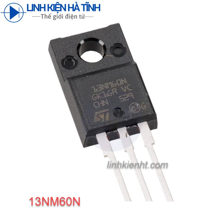 Mosfet N-Channel STF13NM60 F13NM60N 13N60 13NM60 600V 11A TO-220  lưng nhựa