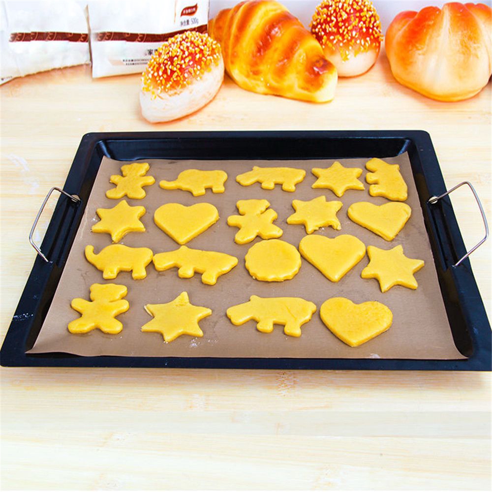 CONOPERY Thảm Nướng Bánh 60x40cm Bằng Thủy Tinh Sợi Chống Dính Chất Lượng Cao