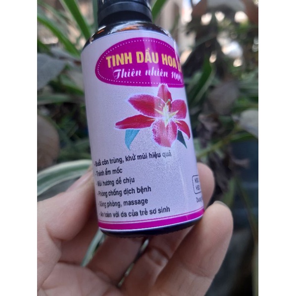 (RẺ VÔ ĐỊCH) Tinh dầu hoa ly, nhài 50ml chuẩn từng giọt xông phòng