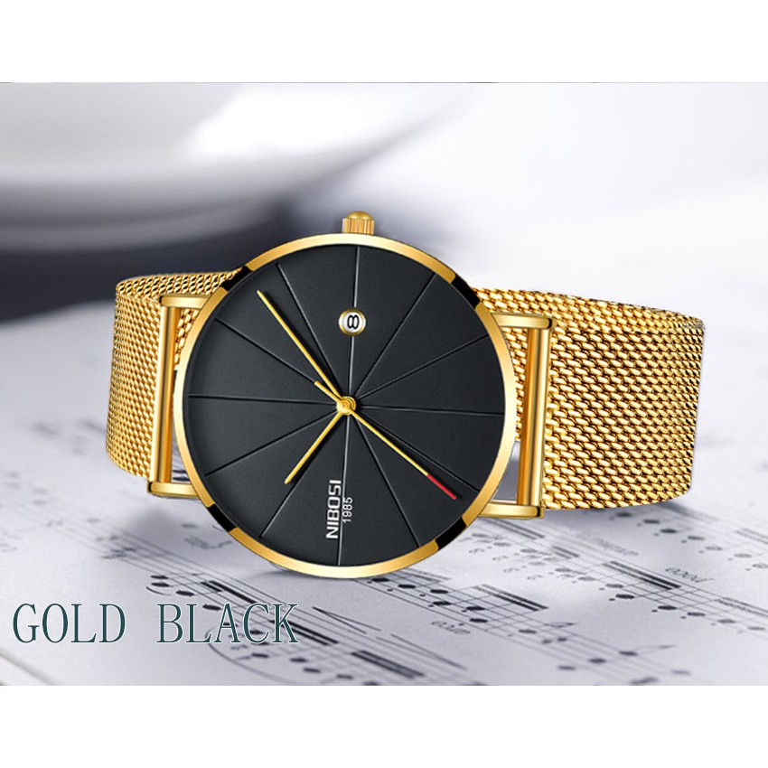 Đồng hồ Nam Nibosi 100% chính hãng, hàng fullbox ( Có thẻ bảo hành hãng)