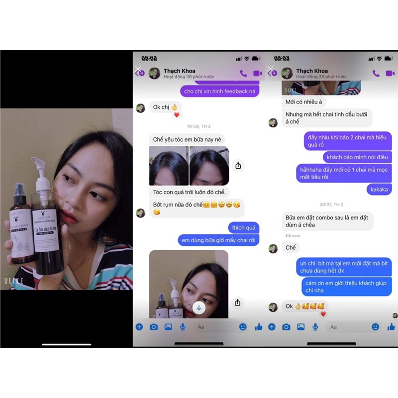 Tinh dầu bưởi thỏ ngọc + Dầu gội bồ kết | BigBuy360 - bigbuy360.vn