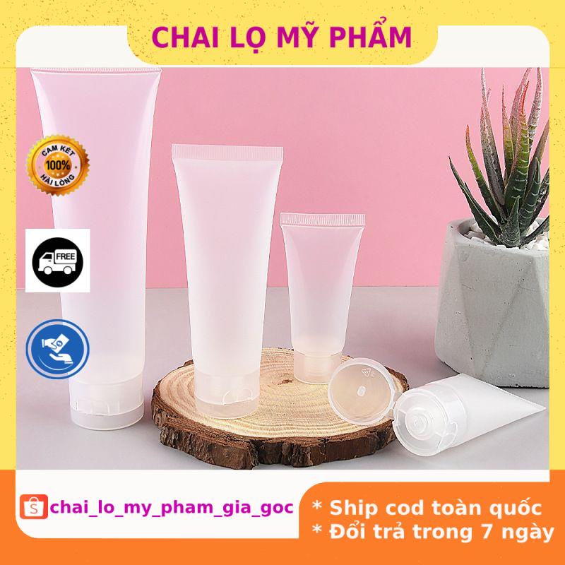 Tuýp Chiết Mỹ Phẩm ❤ GIÁ TỐT NHẤT ❤ Tuýp nhựa (tube) chiết mỹ phẩm 30g,50g,70g,100g,150g,250g đựng sữa rửa mặt