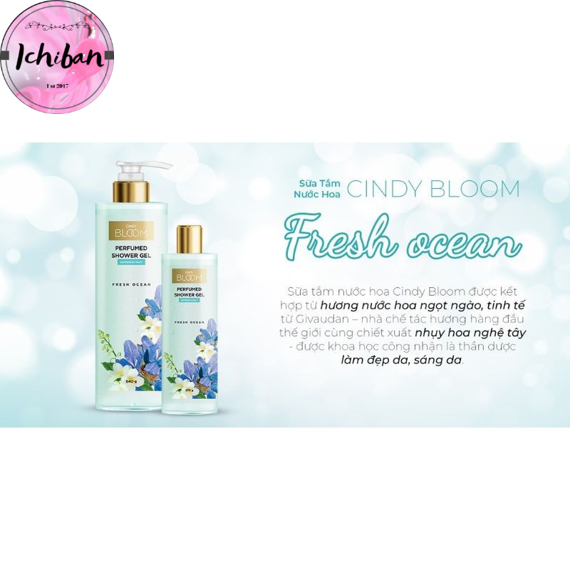 Sữa tắm nước hoa Cindy Bloom 640g
