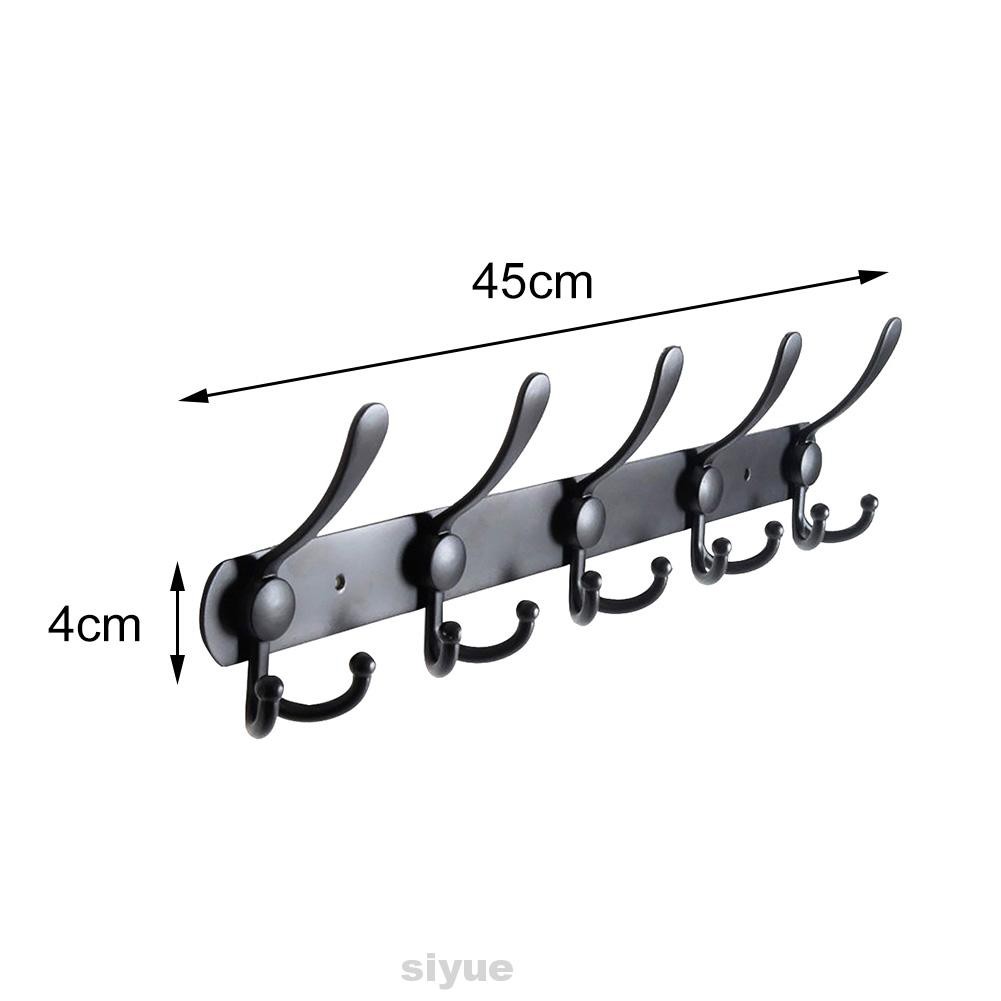 Clothes Hanging Door Back Hat Home Row Hook Stainless Steel Wall Mounted Coat Hanger