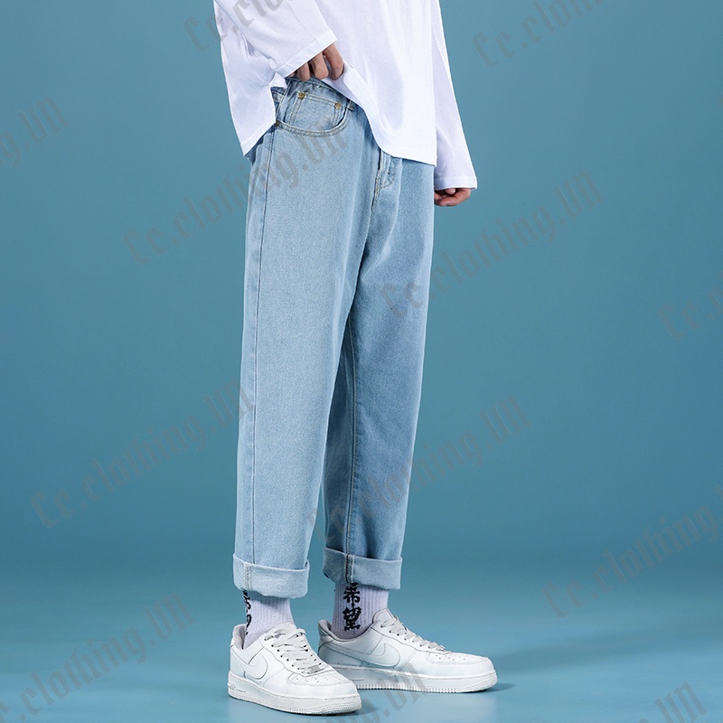 [Mã 11FASHIONSALE1 giảm 10K đơn từ 50K] Quần jean Baggy ống xuông, rộng nam, nữ