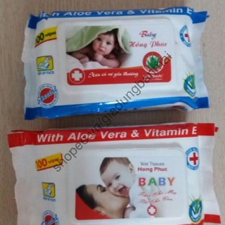 Combo 1 thùng 24 gói giấy ướt BABY Thiên Phúc hàng Việt Nam đảm bảo vệ sinh an toàn tuyệt đối cho mọi làn da.