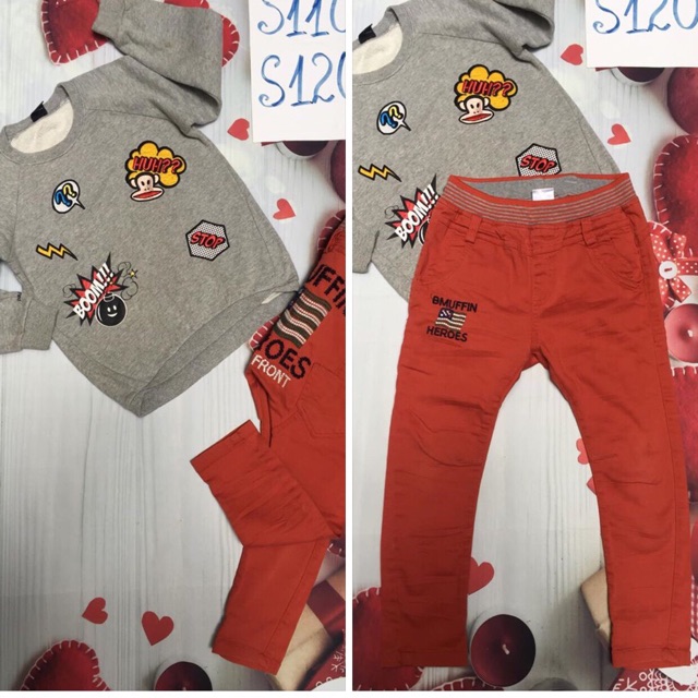 Set bộ phong cách cho bé zai 2019