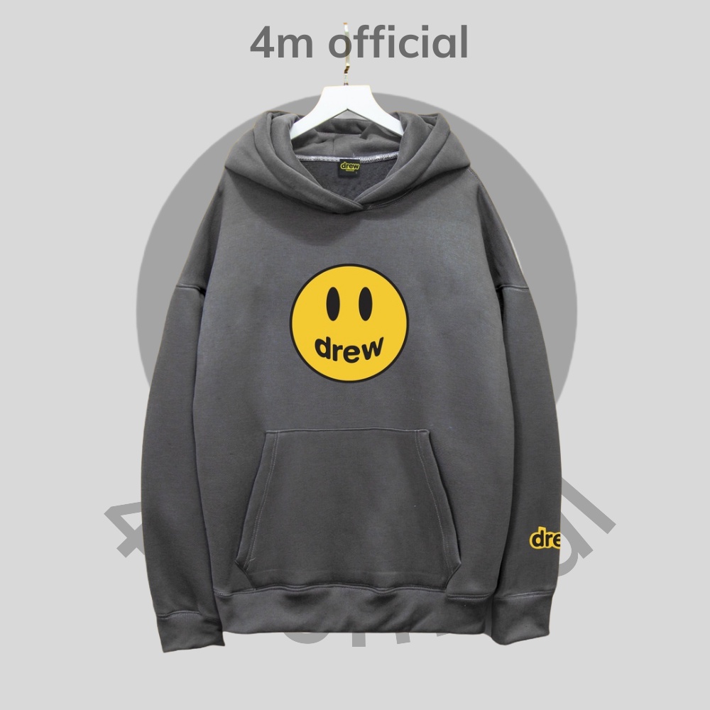 Áo Hoodie DREW HOUSE mặt cười 4m official , áo nỉ bông hoodie unisex nam nữ