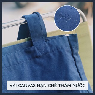 Túi vải canvas Basic Tote Bag - Cúc Craft - Trắng
