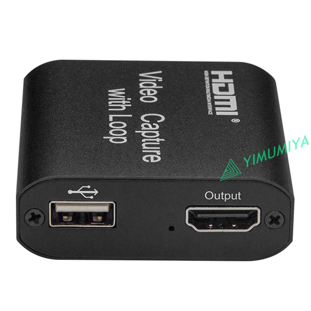 Card Ghi Hình Yi 1080p 4k Hdmi-Comp Cho Đầu Thu Usb 2.0