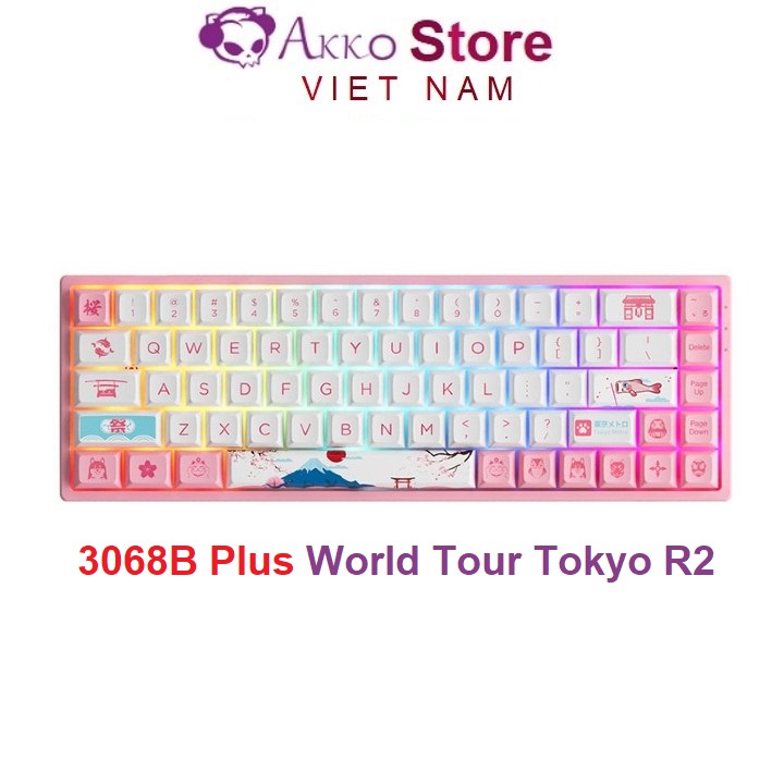 Bàn phím cơ AKKO 3068B Plus World Tour Tokyo R2