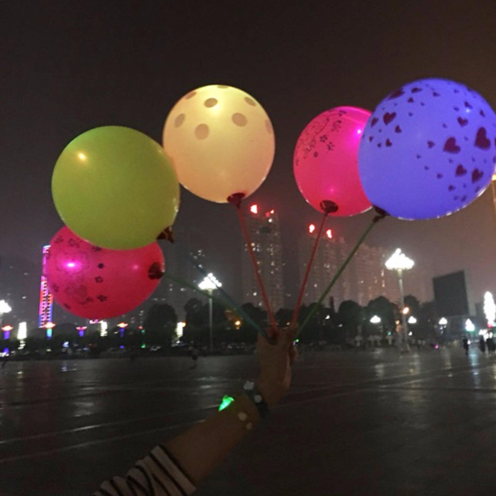 Bộ 10 bóng bay phát sáng đèn LED Ms-36