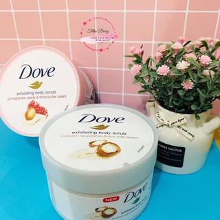 Tảy da chết toàn thân Dove body scub hàng xách tay UK 225 mil