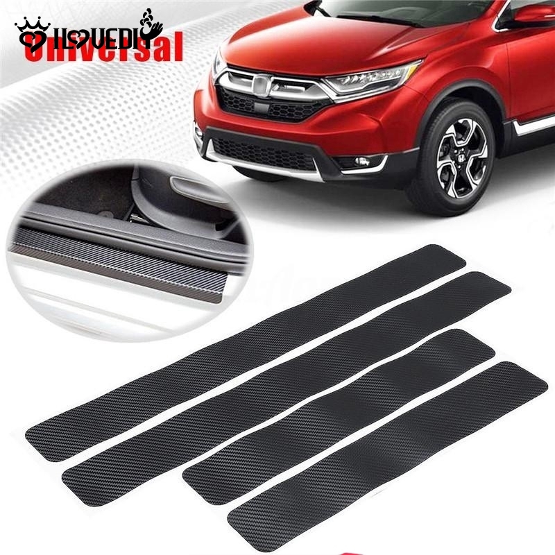 [DS] Set 4 Miếng Dán Bảo Vệ Cửa Xe Ô Tô Bằng Sợi Cacbon