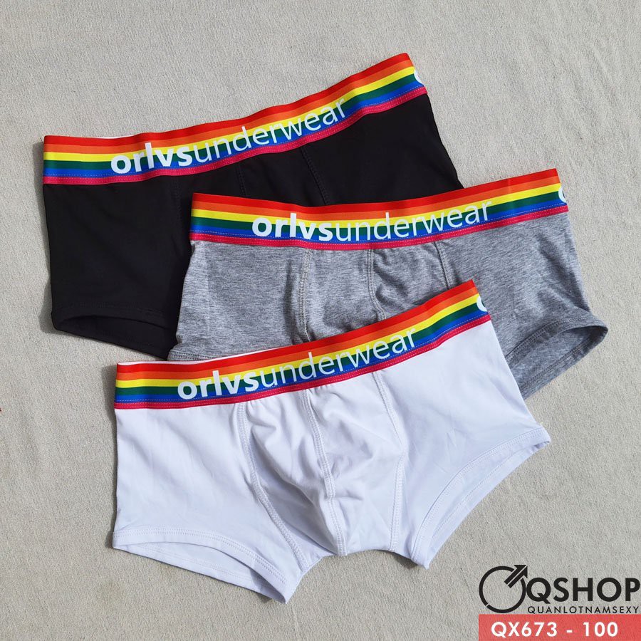 [SALE] QUẦN BOXER NAM THUN COTTON LƯNG 7 MÀU QSHOP QX673