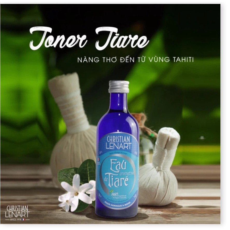 [Mã giảm giá] Nước Hoa Hồng Chiết Xuất Từ Cánh Hoa Tiaré Christian Lenart Eau Aromatisée De Tiaré 200ml