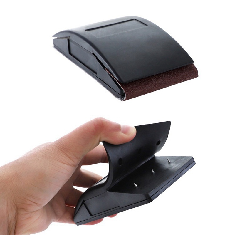 1Pc Sandpaper Holder Rubber Sanding Pad Removable Back Handheld