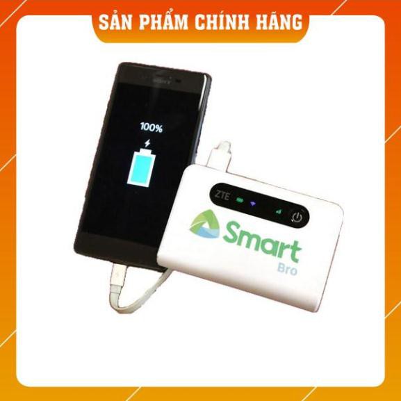 Hàng Chuẩn Bộ Phát Wifi 3G 4G ZTE MF903 Có Cổng Lan Tốc Độ Cao - Pin 5200mAh Kiêm Sạc Dự Phòng