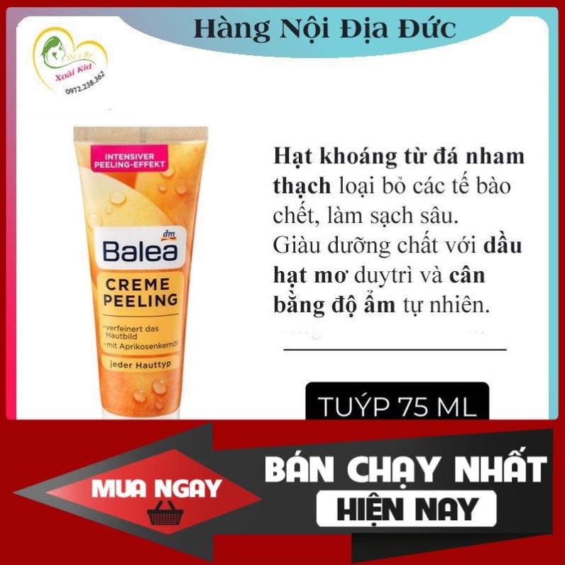 [auth] [Hàng nội địa Đức Đủ Bill]Tẩy da chết mặt Balea 75ml [Hot]