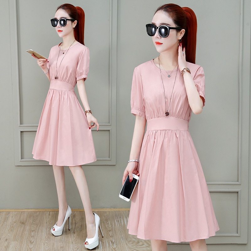 3Y2022 Đầm xoè ngắn tay nữ hè hàng nhập