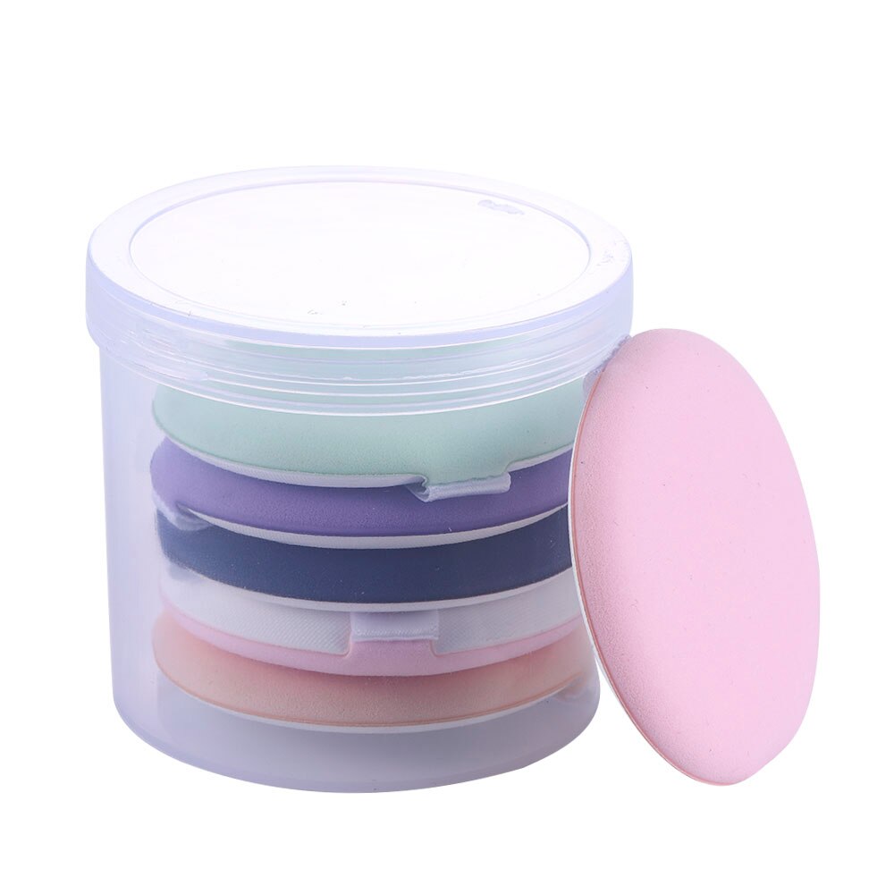 [Hàng mới về] Set 6 Mút Tròn Trang Điểm Vi Sợi Nhiều Màu Sắc Chất Lượng Cao