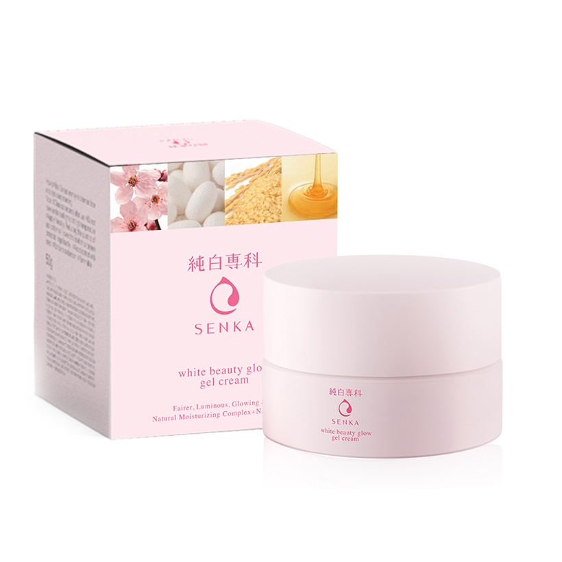 Kem dưỡng trắng da chống nắng ban ngày và đêm Senka 50g