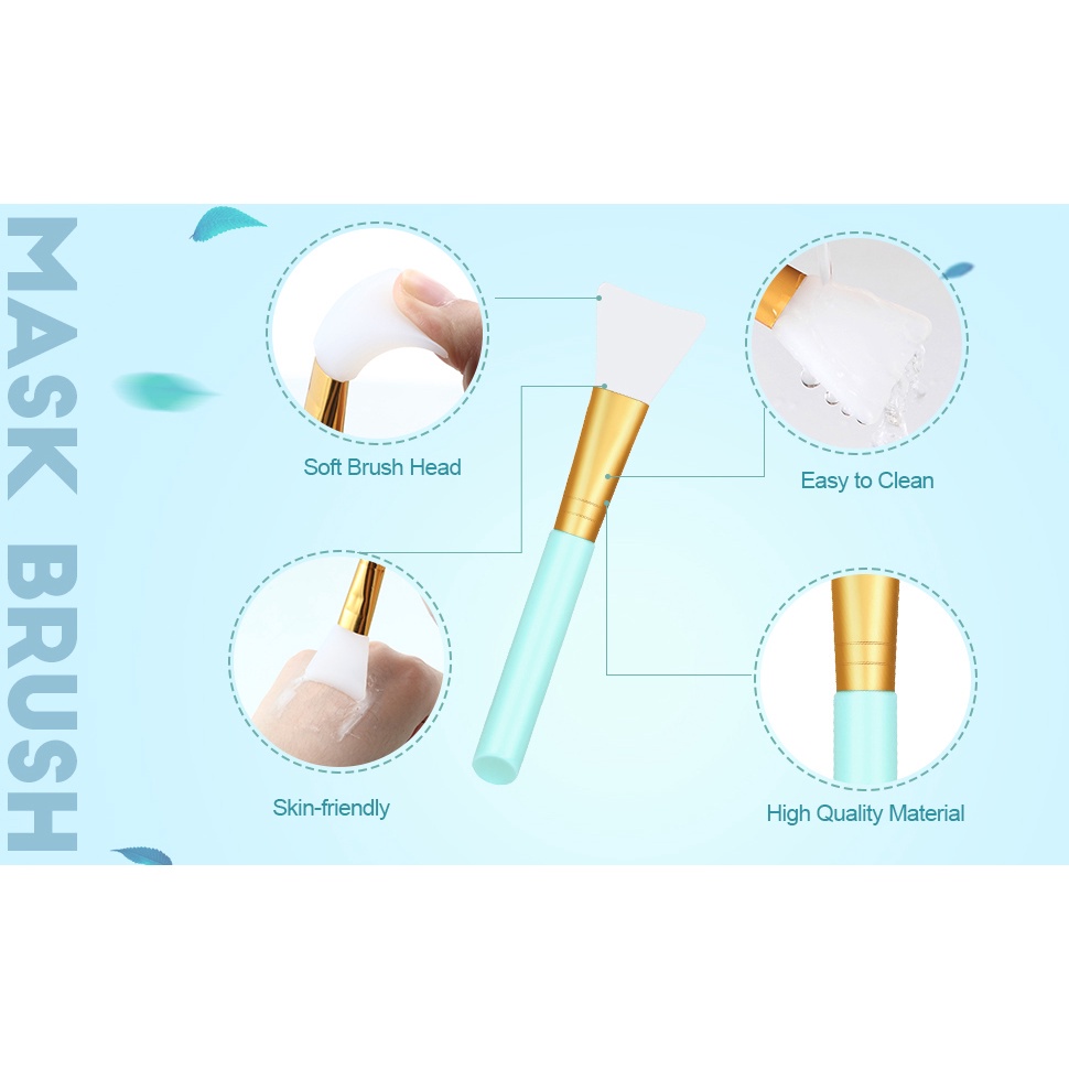 Cọ Silicone Mềm Dùng Đắp Mặt Nạ Dưỡng Da Tiện Dụng