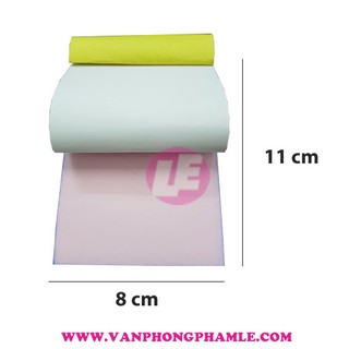 Giấy order 2 Liên 8 x 11 cm (Lốc 10 cuốn)