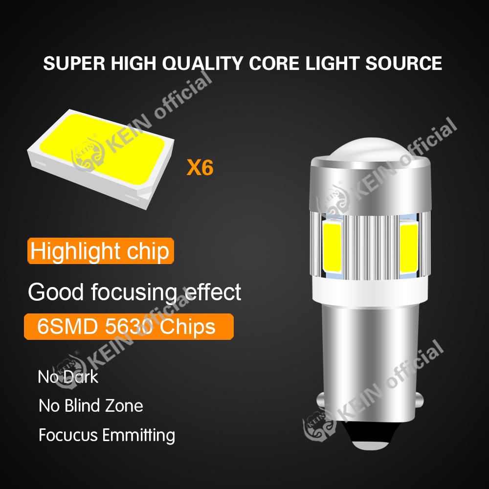 Đèn LED BA9S 12V ánh sáng trắng chất lượng cao đa dụng
