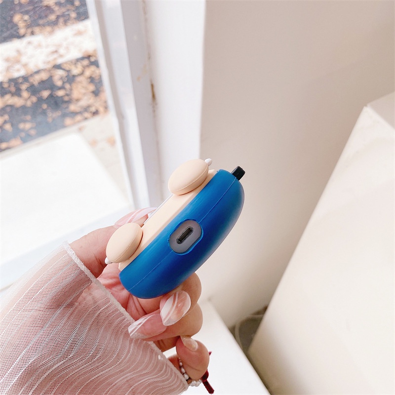 Vỏ Bảo Vệ Hộp Sạc Tai nghe không dây AirPods 3 2 Pro Hình Pokemon Go 3D Kèm Móc Khóa