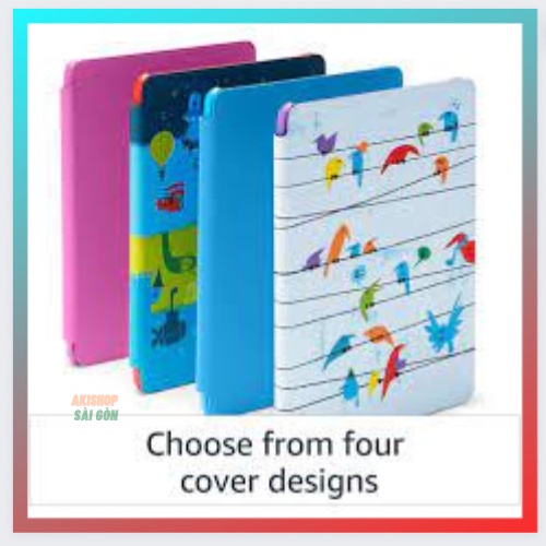 New Kindle  8GB Kids kèm cover chính hãng Akishop Sài Gòn