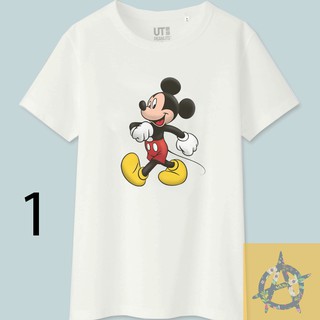 Áo thun ngắn tay không cổ hình chuột Mickey