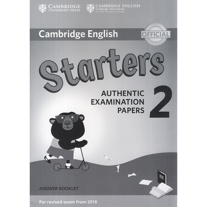 Sách - Cambridge English - Starters 2 - Answer Booklet (For revised exam from 2018)