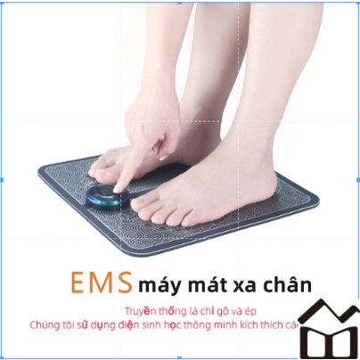 Máy massage chân thông minh EMS Máy massage xung điện massage chân dụng cụ massage máy massage xung điện máy mát xa chân máy massage chân massage miếng dán massage xung điện