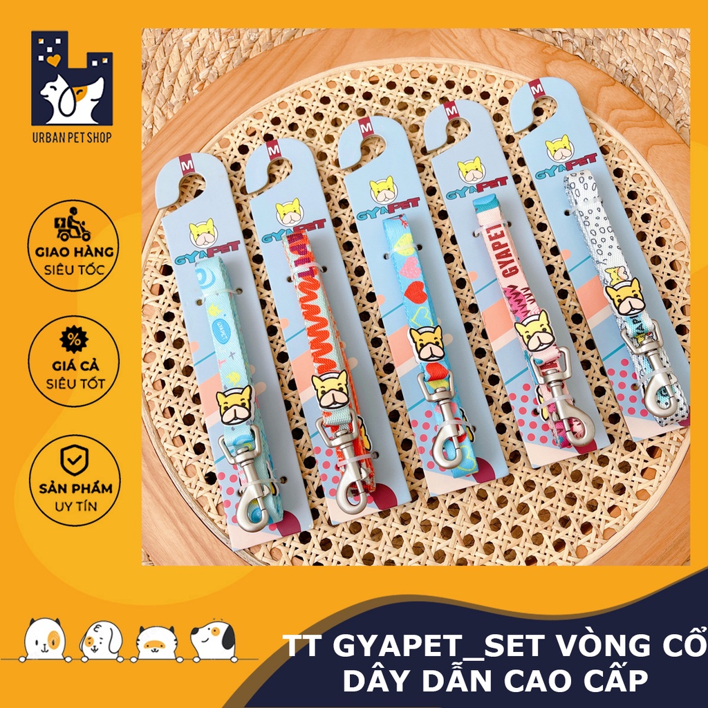 𝗨𝗿𝗯𝗮𝗻_𝗧𝗧 𝗚𝗬𝗔𝗣𝗘𝗧_Set Vòng cổ Dây dẫn cao cấp cho thú cưng_𝗛𝗮̀𝗻𝗴 𝗰𝗵𝗶́𝗻𝗵 𝗵𝗮̃𝗻𝗴