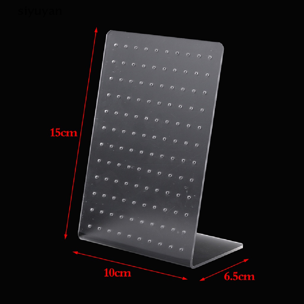 Giá Đỡ Trưng Bày Khuyên Tai 120 Lỗ Chất Liệu Acrylic