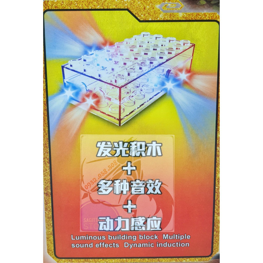 Lego QS08-70764L Lắp Ráp Rồng Lửa 4 Đầu
